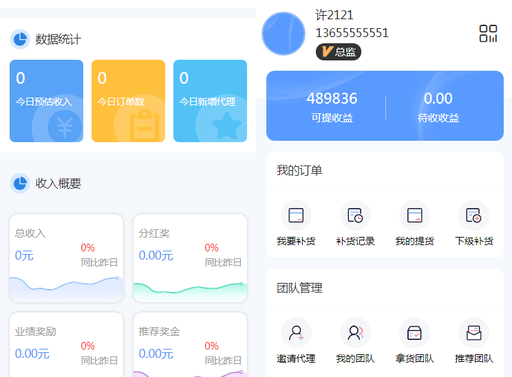 微商代理商补货商城系统源码-知铺资源网