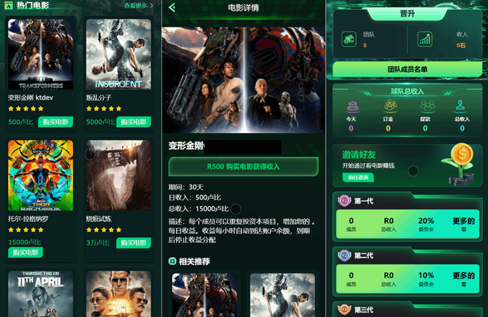 Flickiri Fun海外电影投资理财源码 电影投资正规平台 影视理财类源码-知铺资源网