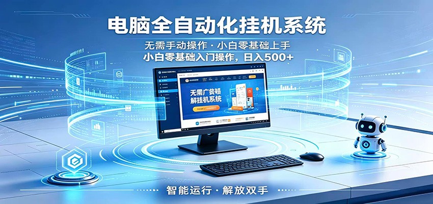 免费教程-智能广告挂机无需值守,小白上手轻松实现每日增收-知铺资源网