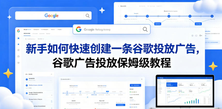 免费教程-新手如何快速创建一条谷歌投放广告,谷歌广告投放保姆级教程-知铺资源网