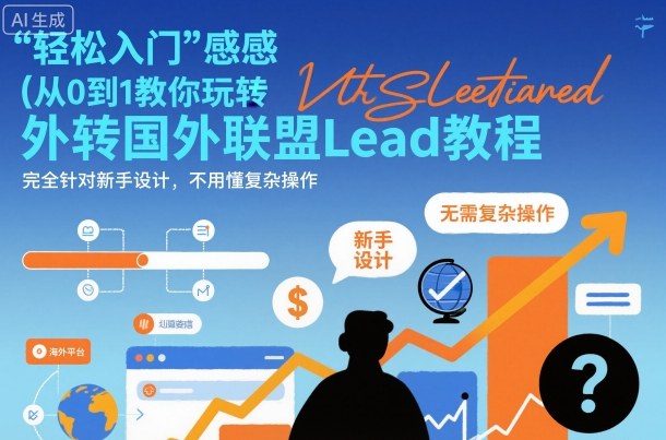免费教程-国外联盟賺美刀项目,从0到1教你玩转国外联盟Lead教程,纯新手可操作性100%-知铺资源网