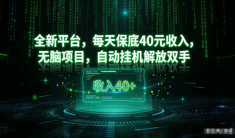 免费教程-最新看广平台,每天保底30-4米,无脑项目,自动挂G解放双手【揭秘】-知铺资源网