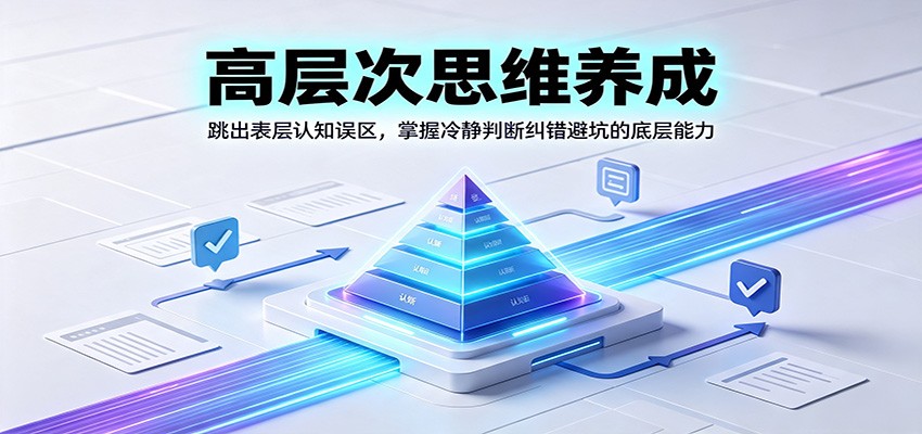 免费资源-高层次思维养成:跳出表层认知误区,掌握冷静判断纠错避坑的底层能力-知铺资源网