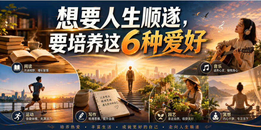 公众号付费文章:想要人生顺遂,要培养这6种爱好-知铺资源网