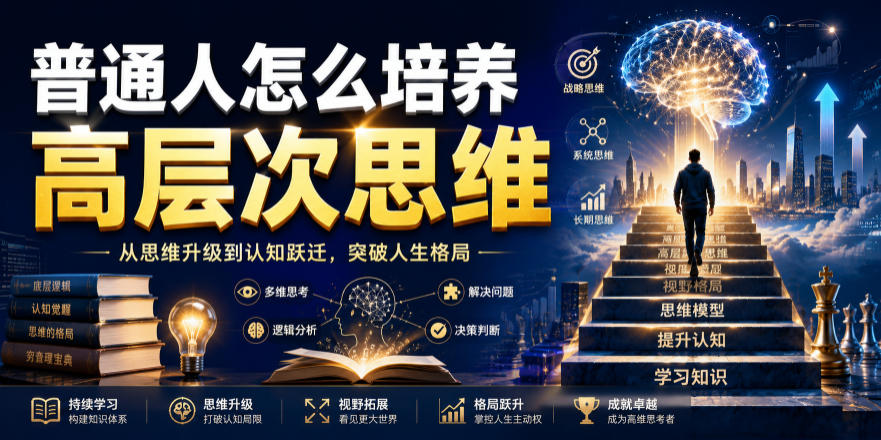 公众号付费文章:普通人怎么培养高层次思维-知铺资源网