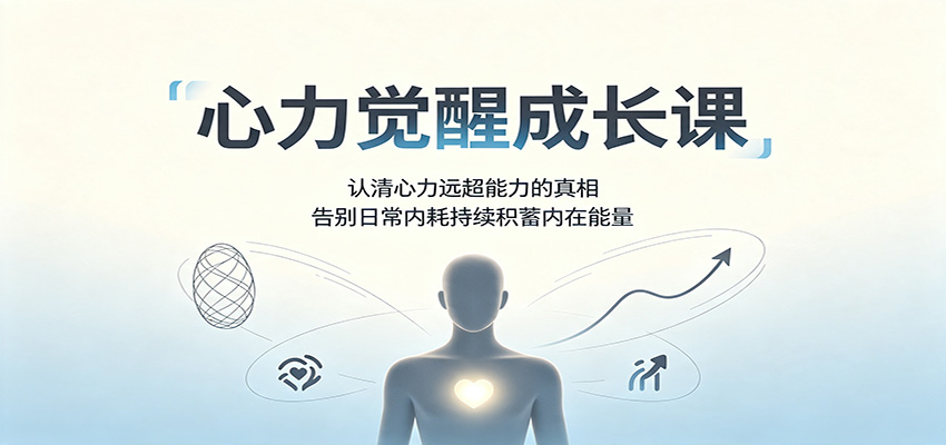 免费资源-心力觉醒成长课:认清心力远超能力的真相,告别日常内耗持续积蓄内在能量-知铺资源网