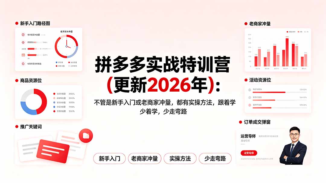 免费资源-拼多多实战特训营(更新2026年-知铺资源网