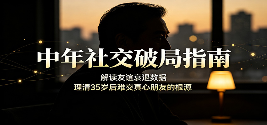 免费资源-中年社交破局指南:解读友谊衰退数据,理清35岁后难交真心朋友的根源-知铺资源网