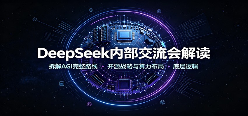 免费资源-DeepSeek内部交流会解读：拆解AGI完整路线，开源战略与算力布局底层逻辑-知铺资源网