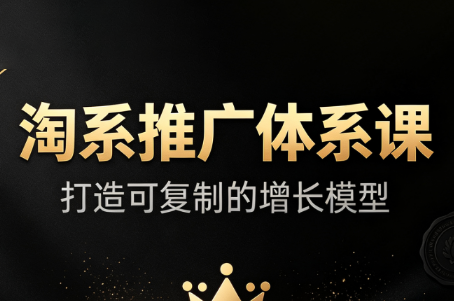 免费资源-大山·淘系推广体系课-知铺资源网