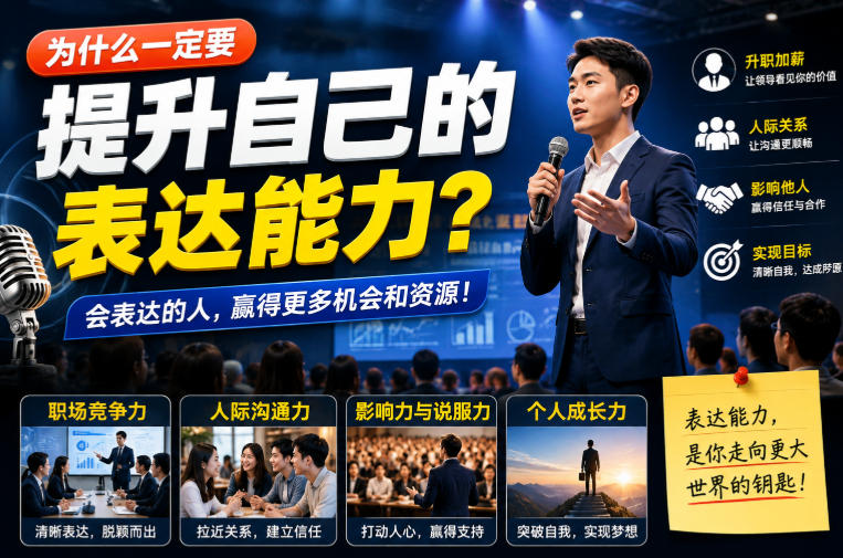 免费资源-付费文章:为什么一定要提升自己的表达能力?-知铺资源网