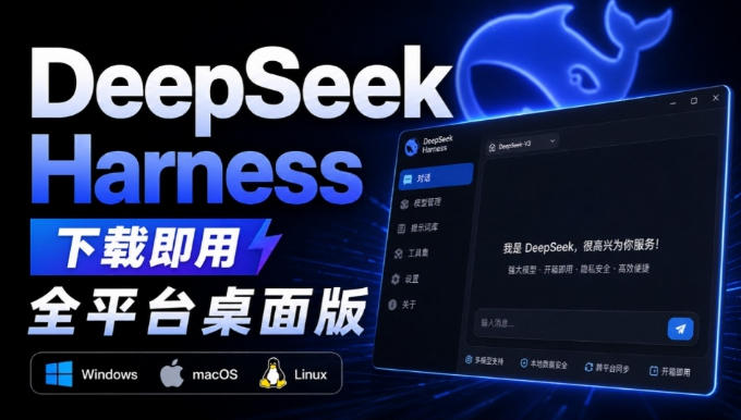 免费资源-Github上近20万Stars,Harness现在可以双击运行使用了,Harness全平台桌面版-知铺资源网