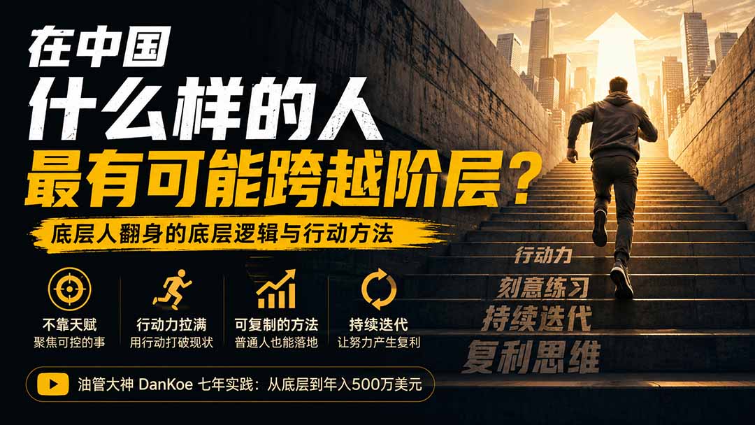 免费资源-付费文章:在中国什么样的人最有可能跨越阶层?底层人翻身的方法!-知铺资源网